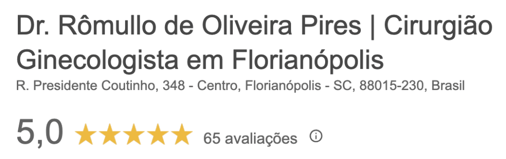 Dr. Rômullo Pires - Médico de Endometriose na Grande Florianópolis